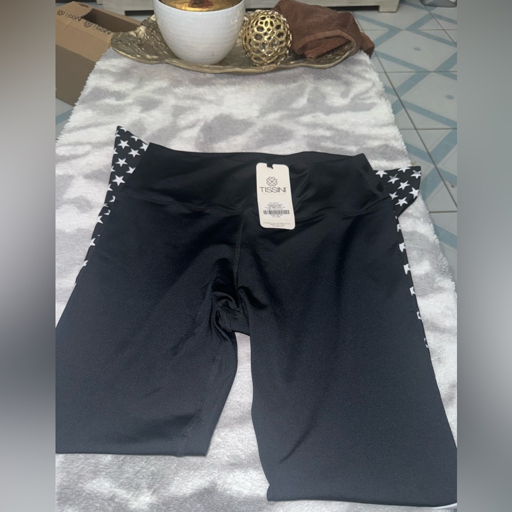 Black Star Patterned Shorts